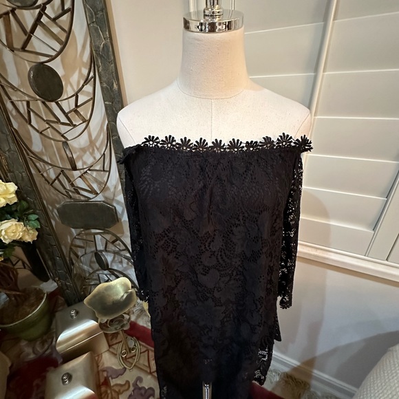 Miholl  black lace top NWOT  size XXL - Picture 3 of 12